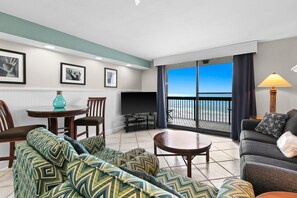 TV, DVD player, books