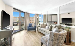 Flat-screen TV, offices