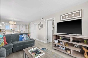 TV, DVD player, offices