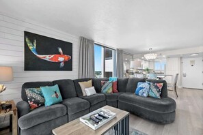 TV, DVD player, offices