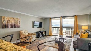 Flat-screen TV, DVD player, offices