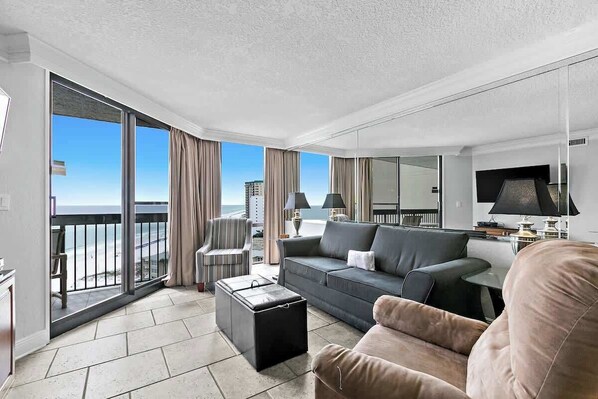 Flat-screen TV, DVD player, offices