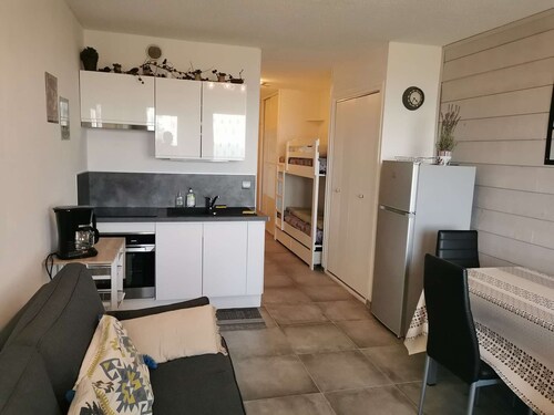 Renovated Studio - South Balcony - 6 Pers - Ski/Hike