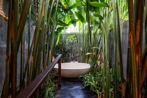 Villa, 4 Bedrooms, Smoking, Private Pool | Bathroom | Shower, towels