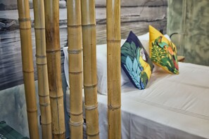 Studio confort Cuenca | 1 kamar tidur, didekorasi berbeda-beda, dan seprai linen