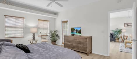 3 bedrooms, iron/ironing board, travel cot, WiFi
