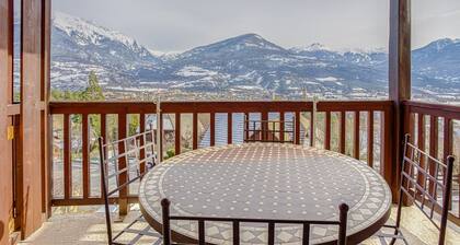 Les Fauvettes - appartement vue imprenable sur montagne
