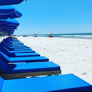On the beach