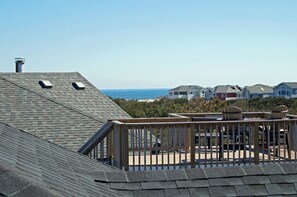 Outdoor dining - CP760- Crown Point Home with a Hot Tub and Oceanside! (Corolla)