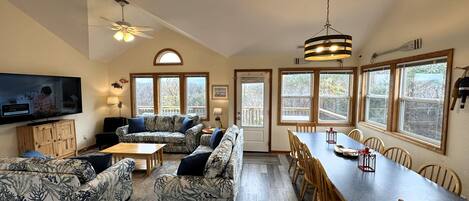 Smart TV, DVD player, stereo