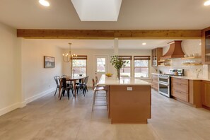 Fridge, microwave, stovetop, dishwasher - 6 Mi to Dtwn Austin: Home w/ Screened Porch & Yard (Austin)