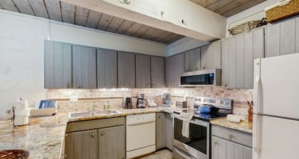 Creekside Condo w/ Lovely Gore Creek View & Wood Stove - Steps to Shuttle