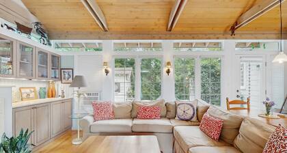 Adorable Downtown Cottage with Firepit, Fireplace, & Yard - Walk Everywhere