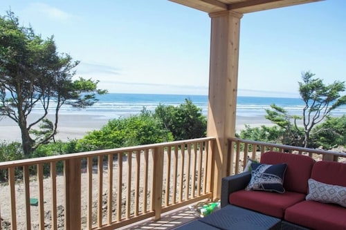 Enjoy the beach, ocean and sunsets no matter the weather.
