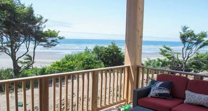 Enjoy the beach, ocean and sunsets no matter the weather.