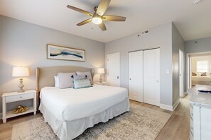 2 bedrooms, iron/ironing board, internet, bed sheets