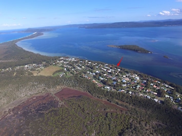 Wallis Lake retreat is right here - between the ocean and the lake