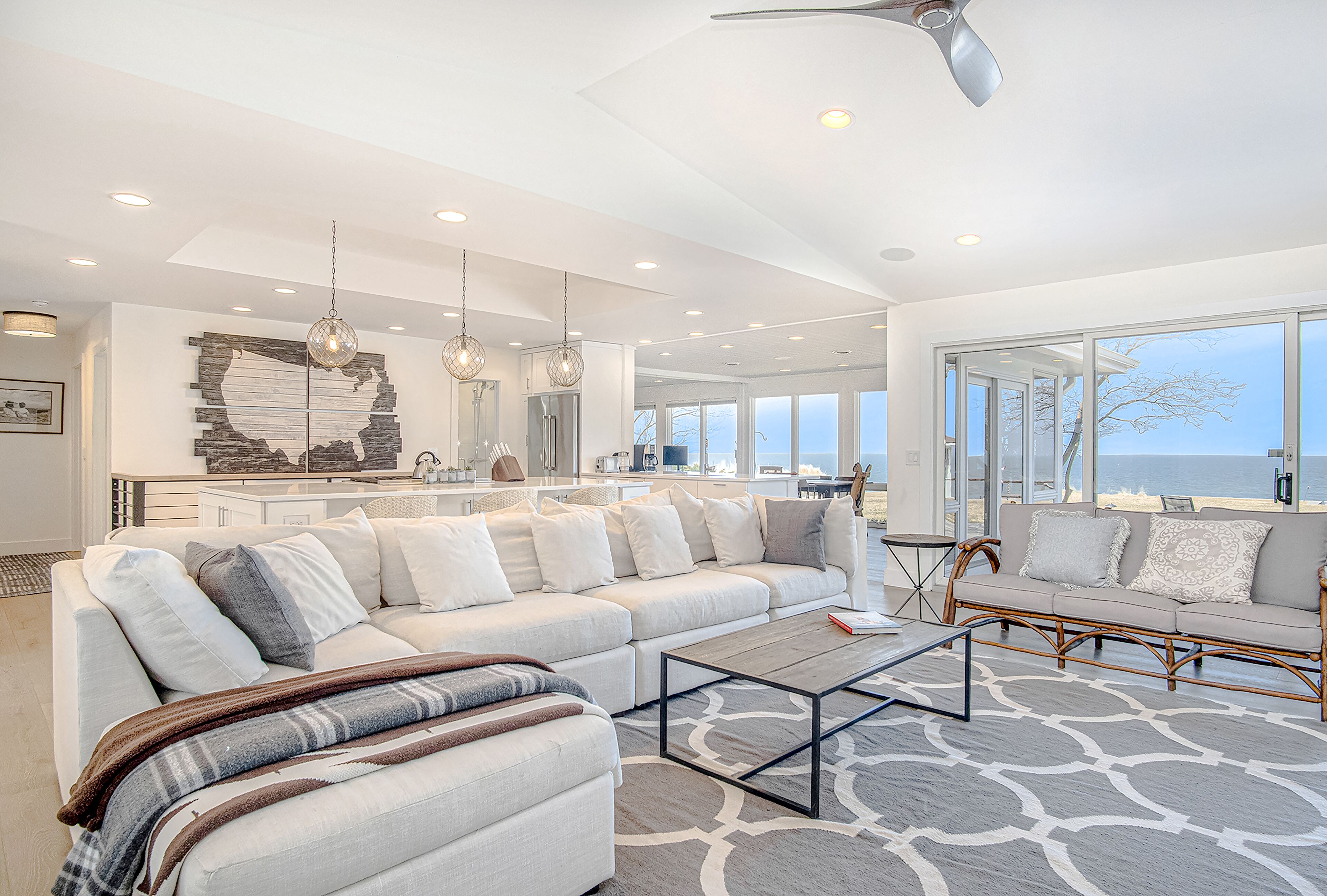 Luxury Lakefront Home w/ Private Hot Tub, Large Yard, Association Beach & WiFi