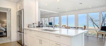 Luxury Lakefront Home w/ Private Hot Tub, Large Yard, Association Beach & WiFi