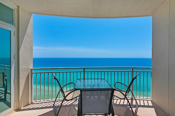 Balcony view from entire condo as you walk in and from master bedroom