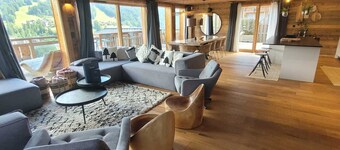 Chalet 5* aux Gets: Luxe, jacuzzi, sauna, chiens admis