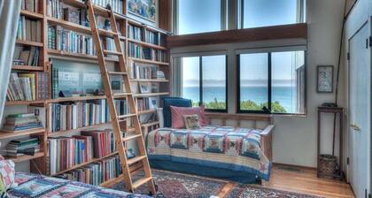 Rosemary Bluff | Scenic Coastal Home with Library