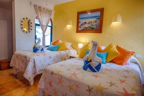 2 soverom, strykejern/-brett, reiseseng for barn og wi-fi (inkludert)