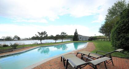Stunning Waterfront Home, long pier, pool, featured in Conde Nast Traveler