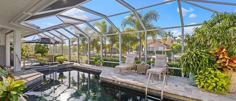 Indoor pool, a heated pool