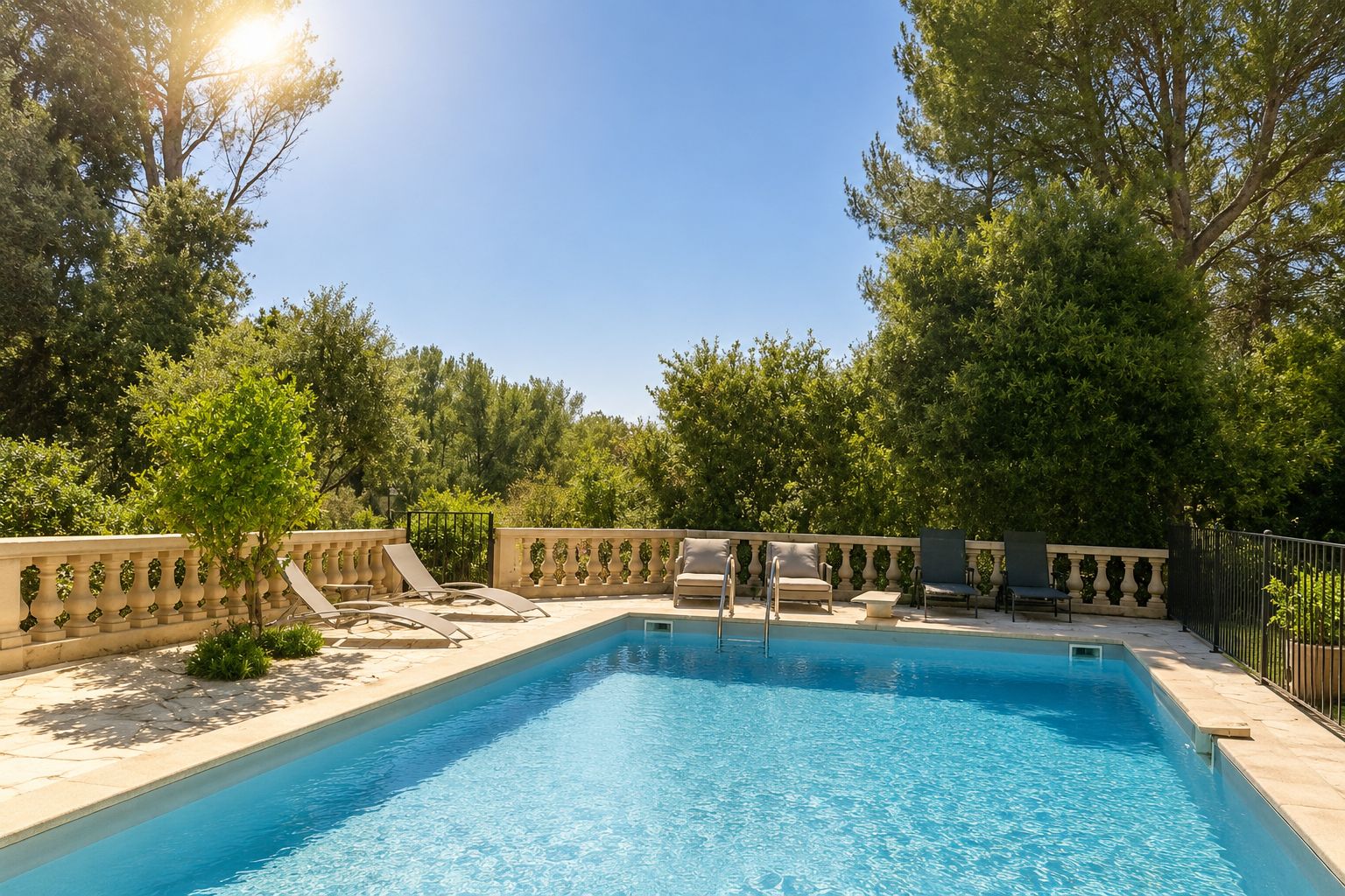 Piscina externa sazonal