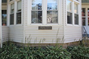 Exterior detail - Spacious Updated Victorian, A/C, Walk to Beach, Close to Town (Narragansett)