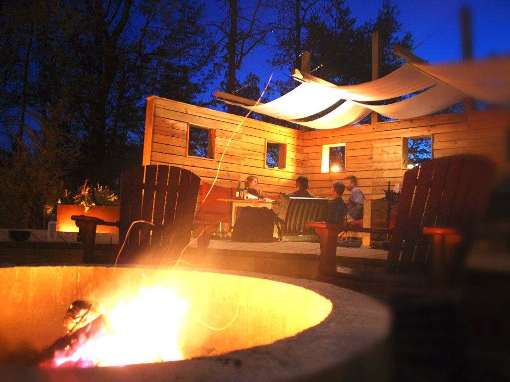 Overnatningsstedets område