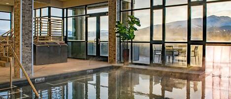 Indoor pool, outdoor pool
