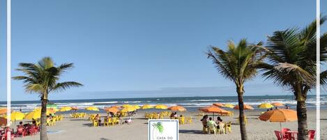 Beach nearby, sun-loungers