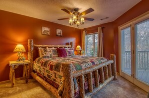 Casa familiar, 3 habitaciones, para no fumadores, vista a la montaña | 3 habitaciones, espacio para trabajar con laptop y cortinas blackout 