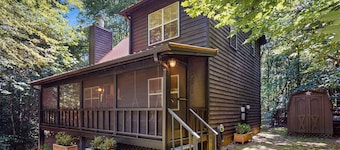 Dog-Friendly Cabin W/ Lofted Layout, Enclosed Yard, High-Speed WiFi, & Firepit