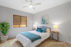 3 bedrooms, WiFi, bed sheets