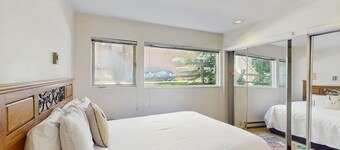 Steps to Ski Shuttle Condo w/ Fireplace, WiFi & Shared Hot Tub/Seasonal Pool