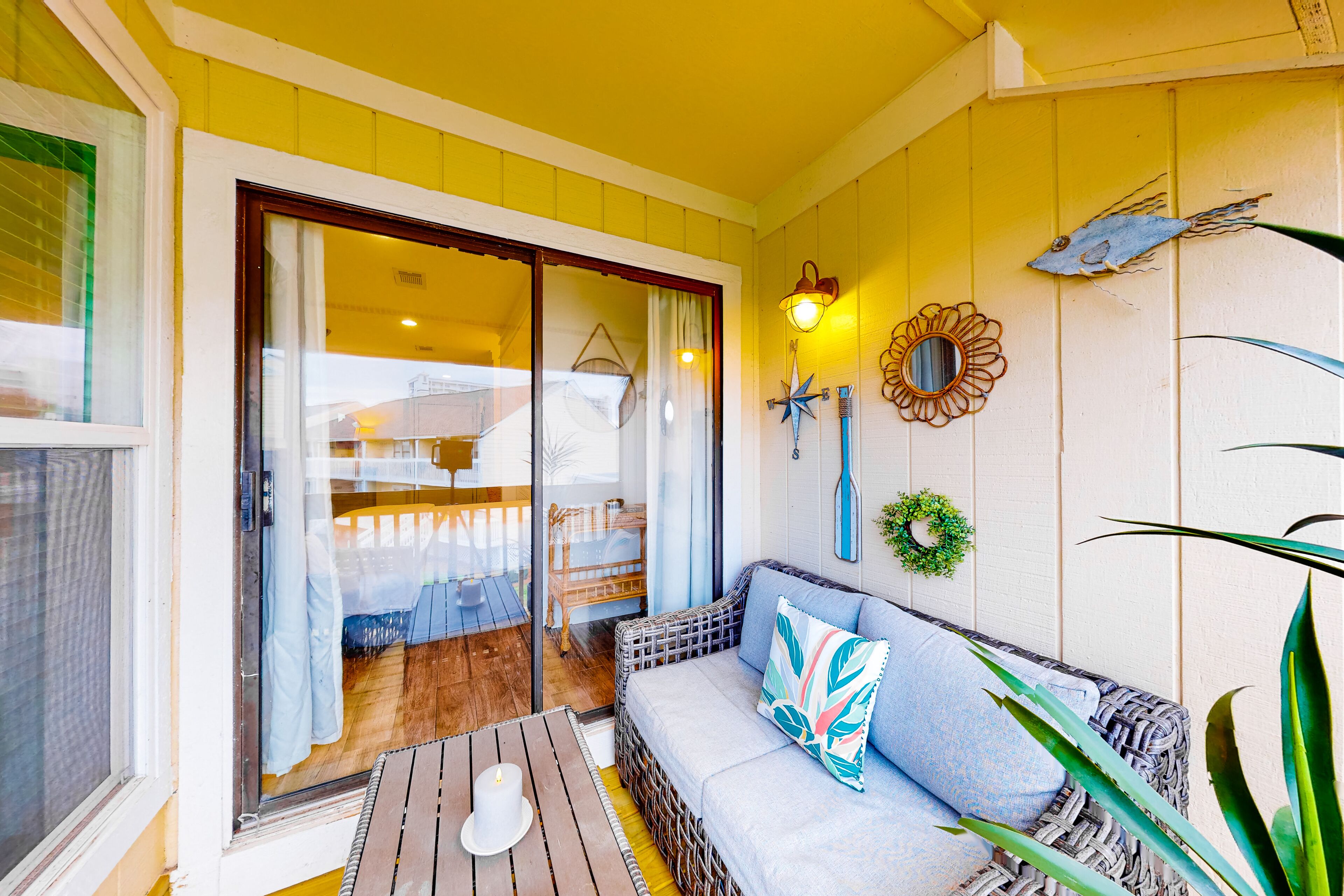 Dog-Friendly condo with pool, hot tub, central AC, on-site golf, & private beach