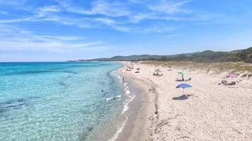 Sulla spiaggia, teli da spiaggia