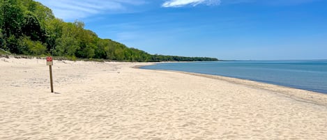 On the beach