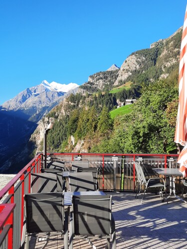 Morgenrot Bergbeiz, located in the steepest mountain village in Europe. 