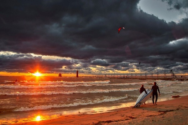 Liegestühle, Strandtücher