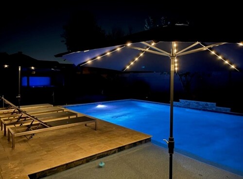 6 bedroom with heated pool, theatre and game room 