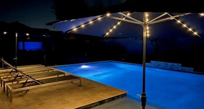6 bedroom with heated pool, theatre and game room