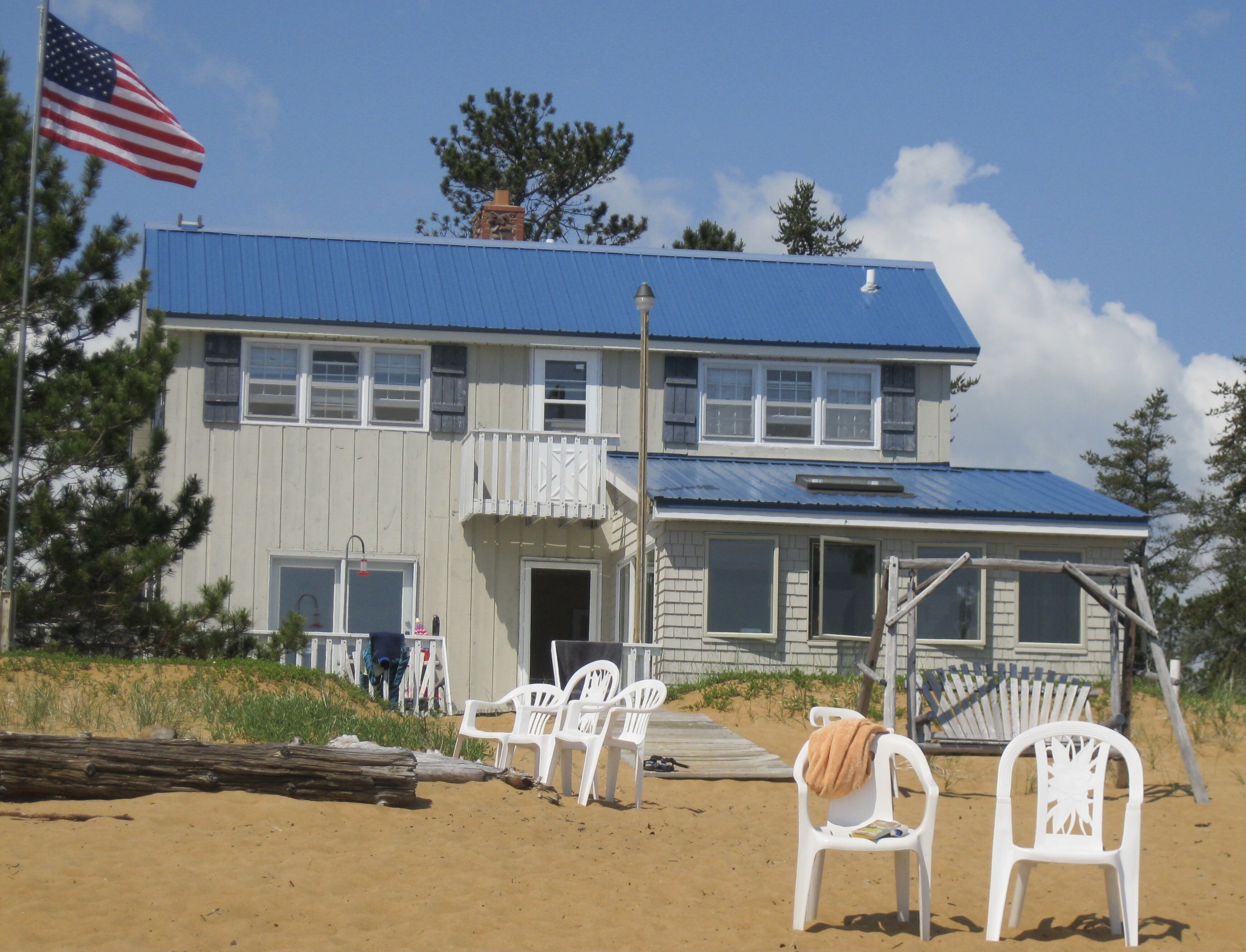 Big Traverse Bay Beach House.<br>Book now for fall!! 
