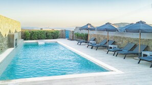 Outdoor pool - Super Paradise Luxury Villa, Private pool, free daily maid service (Mykonos)