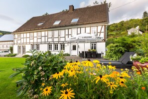 Exterior - Spacious country house with open fireplace and garden in the Sauerland for young and old (Schmallenberg)