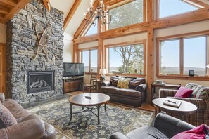 智能电视、壁炉、DVD 播放器