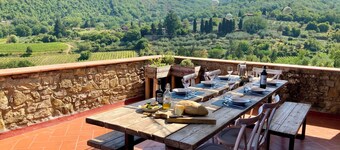 Chianti Tuscany: a villa with a view